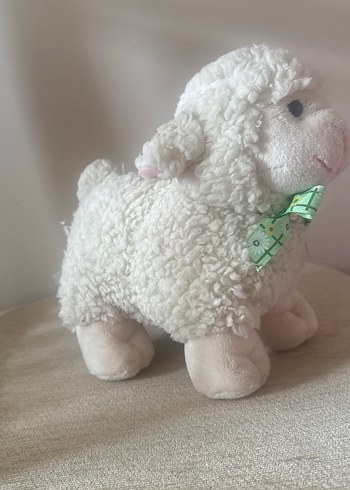 Beyaz Peluş Kuzu Oyuncak - Görsel 7