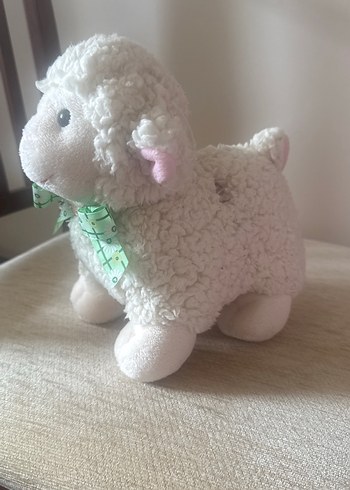 Beyaz Peluş Kuzu Oyuncak - Görsel 4