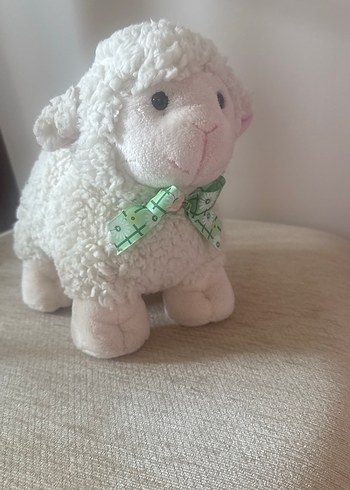 Beyaz Peluş Kuzu Oyuncak - Görsel 6