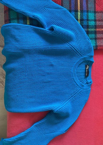 Mavi Triko adl kazak - Görsel 2