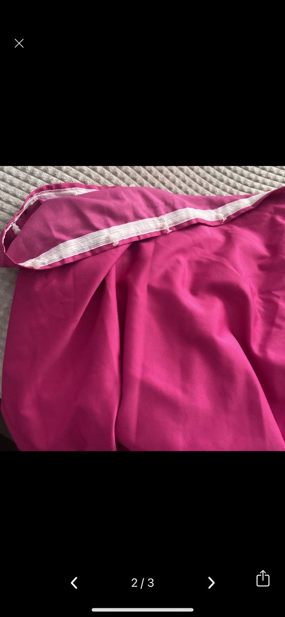 Modern Klasik Pembe Bağlama Desenli Perde - Görsel 2