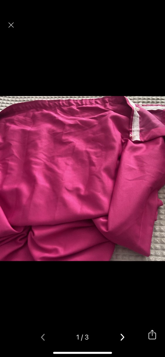 Modern Klasik Pembe Bağlama Desenli Perde - Görsel 3