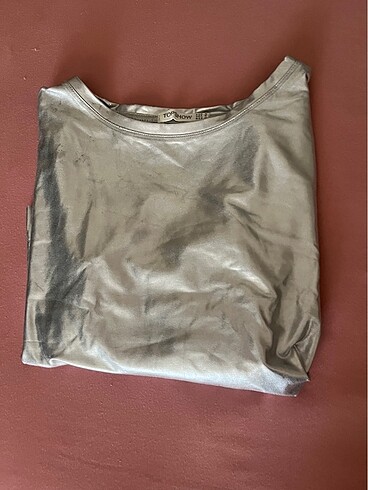 m Beden çeşitli Renk Gümüş t-shirt