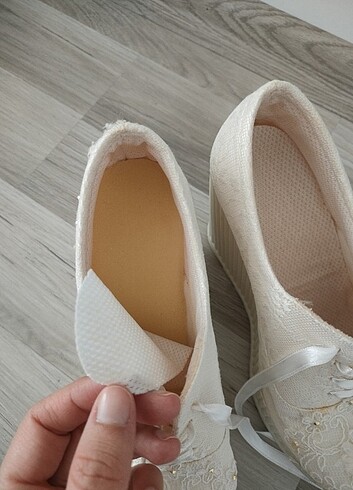 39 Beden beyaz Renk Gelin ayakkabısı 