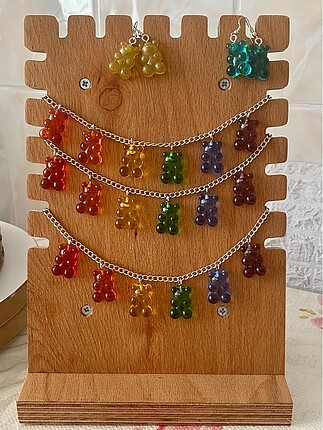 Haribo kolye ve küpeler