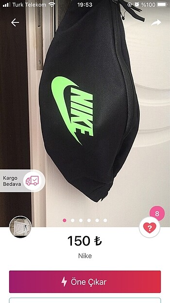 Nike freebag