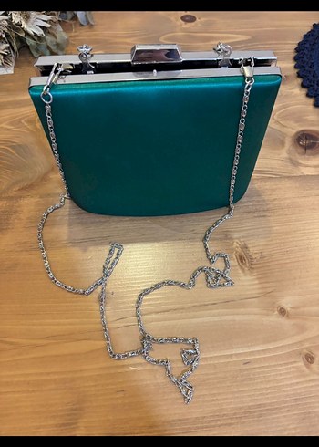 Diğer Saten Kumaş Clutch Kadın Çanta