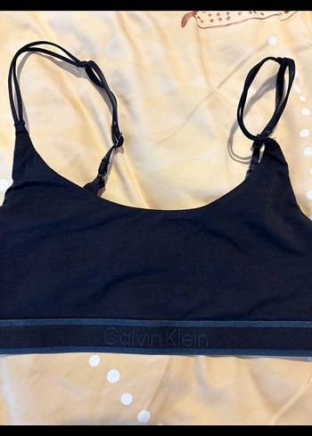 s Beden siyah Renk Calvin Klein Siyah Unlined Bralette Sütyen
