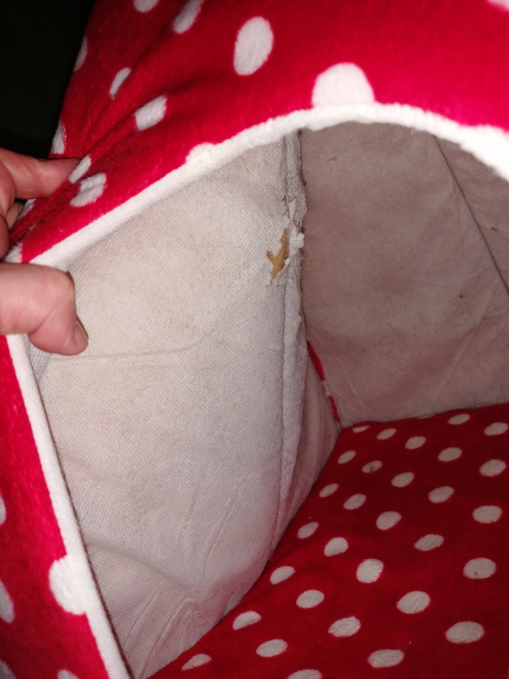 Renkli Çilek Desenli Kedi Evi - Görsel 2