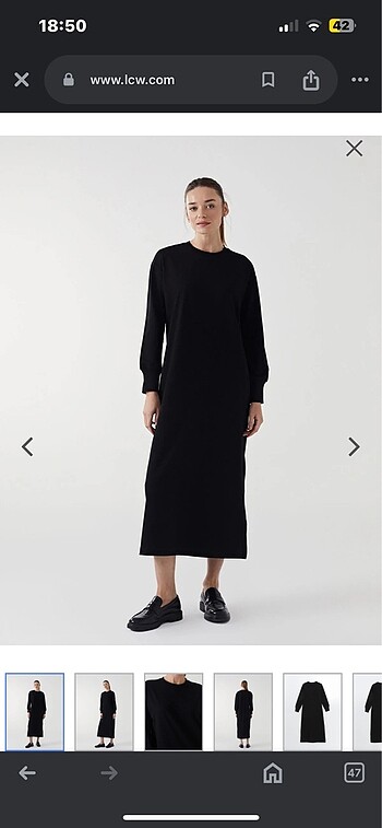 sweat elbise basic
