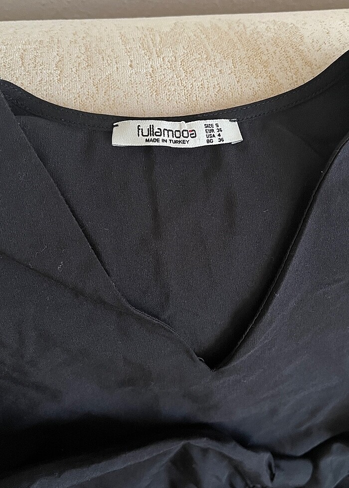 siyah klos kat elbise - Görsel 5