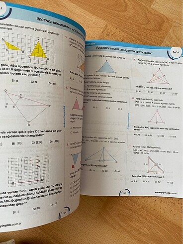  Ankara yayınları 8.sınıf konu anlatımlı matematik soru bankası