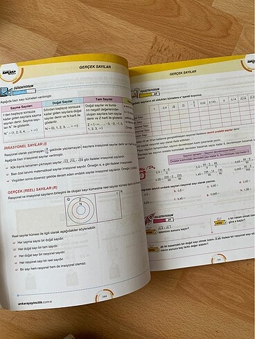  Beden Renk Ankara yayınları 8.sınıf konu anlatımlı matematik soru bankası