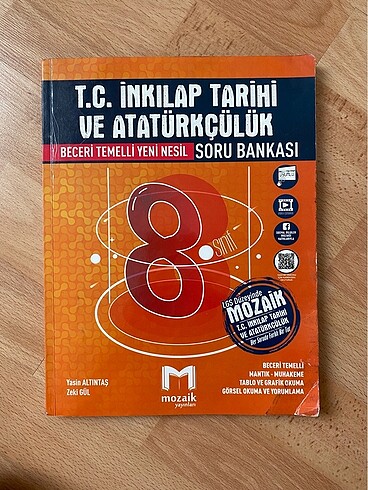 Mozaik yayınları 8.sınıf inkılap soru bankası