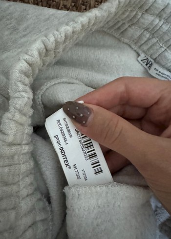m Beden gri Renk Zara Gri Rahat Kesim Kadın Eşofman Altı