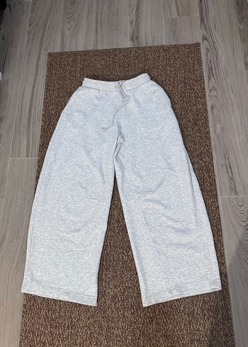 Zara Gri Rahat Kesim Kadın Eşofman Altı