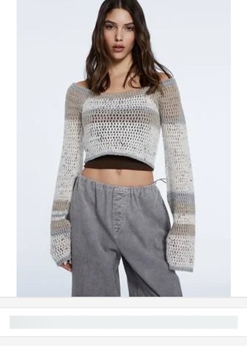 Pull&bear Örgü Kadın Kazak