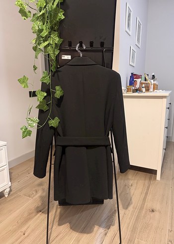 Zara Kemerli Siyah Kadın Blazer - Görsel 6