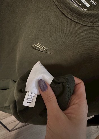 Erkek Haki Keten Kısa Kollu Tişört - Görsel 3