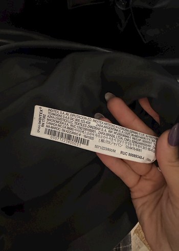 Zara Siyah Deri Kemerli Uzun Kadın Ceket - Görsel 4