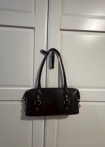 Zara Kahverengi Deri Kadın Omuz Çantası - Görsel 2