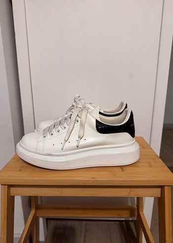 Alexander mcqueen deri sneaker - Görsel 2