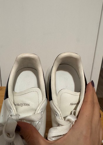 Alexander mcqueen deri sneaker - Görsel 7