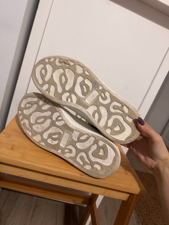 Alexander mcqueen deri sneaker - Görsel 5