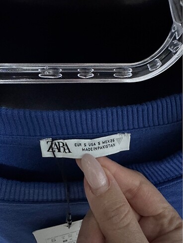 s Beden lacivert Renk Zara sweatshirt