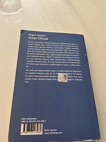  İNSAN OLMAK KİTAP