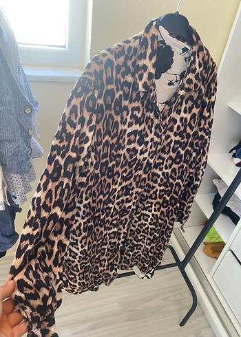 Leopar Desenli, gömlek - Görsel 2