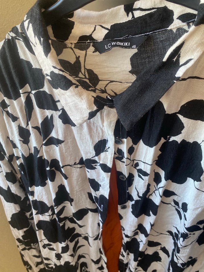 Baskılı Uzun Kollu gömlek - Görsel 2