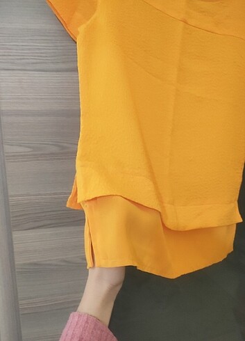 C&A turuncu bluz - Görsel 3