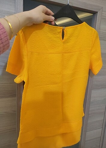 C&A turuncu bluz - Görsel 5
