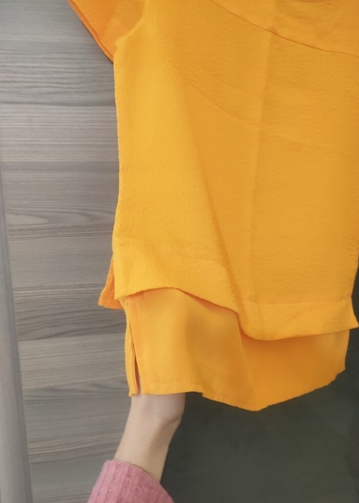 C&A turuncu bluz - Görsel 3