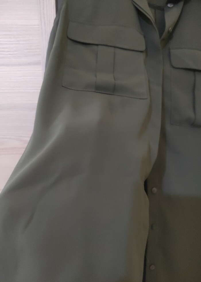 Haki gömlek - Görsel 4