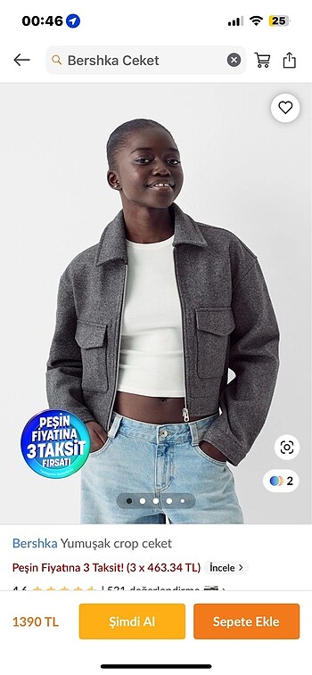 s Beden Bershka Ceket