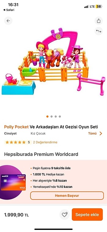 Polly pocket çiftlik evi
