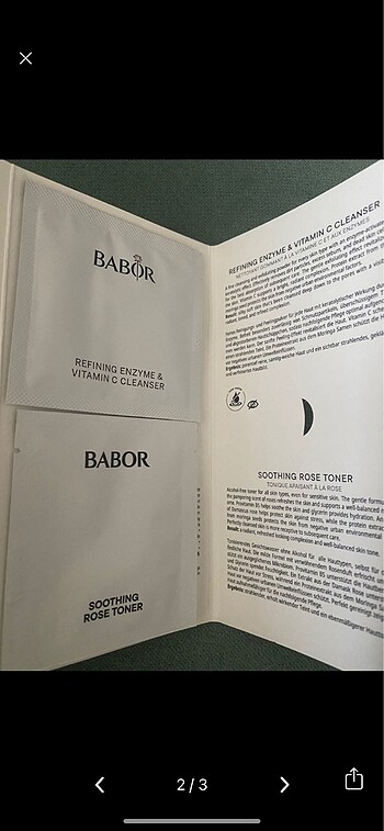Babor markalı cilt seti - Görsel 2