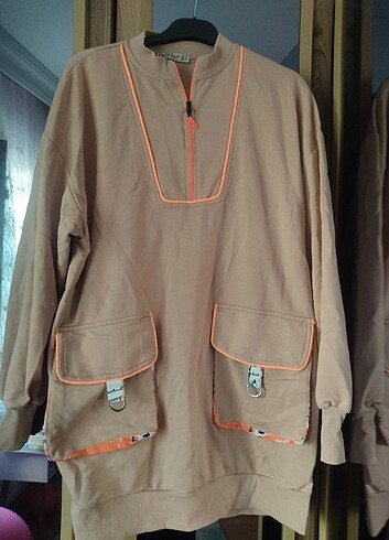 m Beden camel Renk Tunik