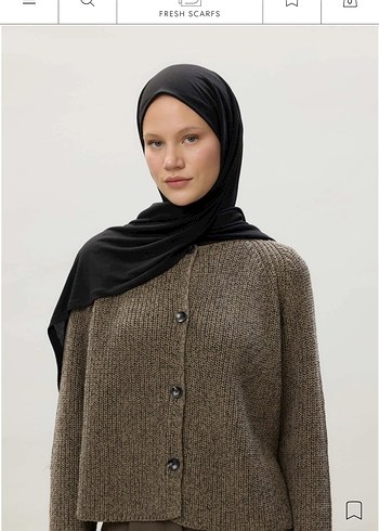 Beden Siyah Kadın Şal - Fresh Scarfs