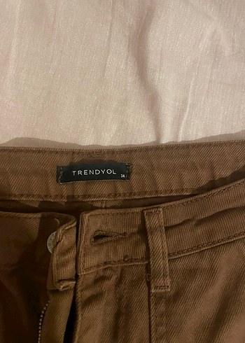 xs Beden Kahverengi Kadın Kot Pantolon