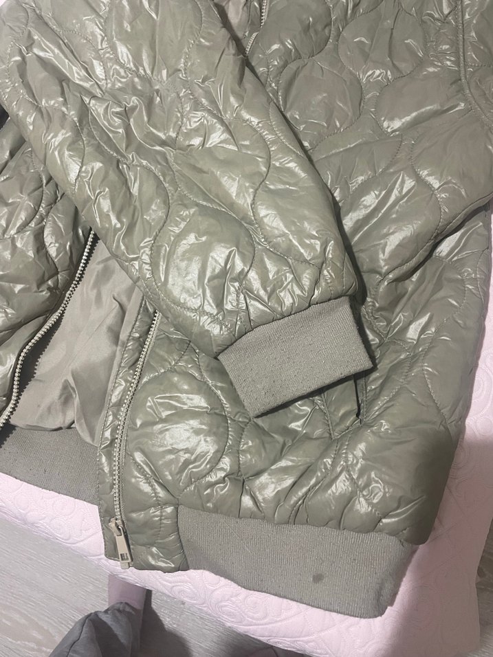 Hm yeşil Kadın Ceket bomber - Görsel 3