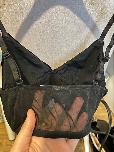 xs Beden H&M kadife bralet