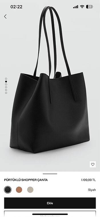 Mango shopper çanta