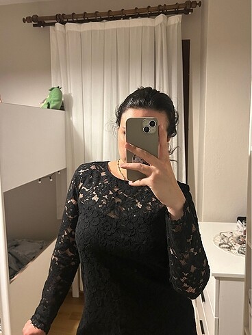 H&M dantel elbise 36-38 uyumludur - Görsel 5