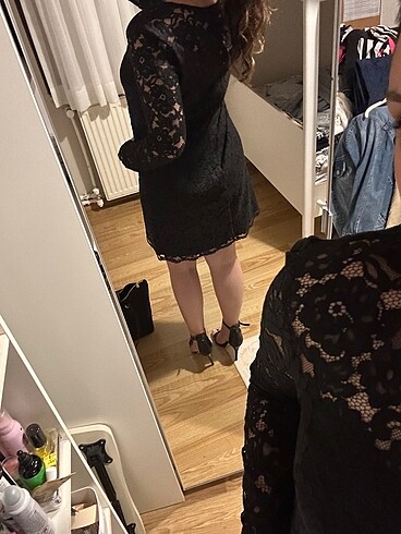 H&M dantel elbise 36-38 uyumludur - Görsel 4