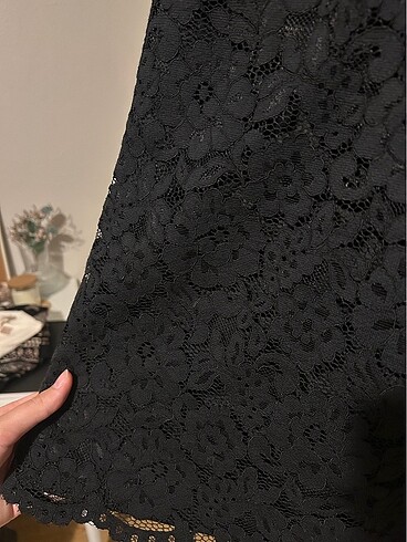 H&M dantel elbise 36-38 uyumludur - Görsel 9
