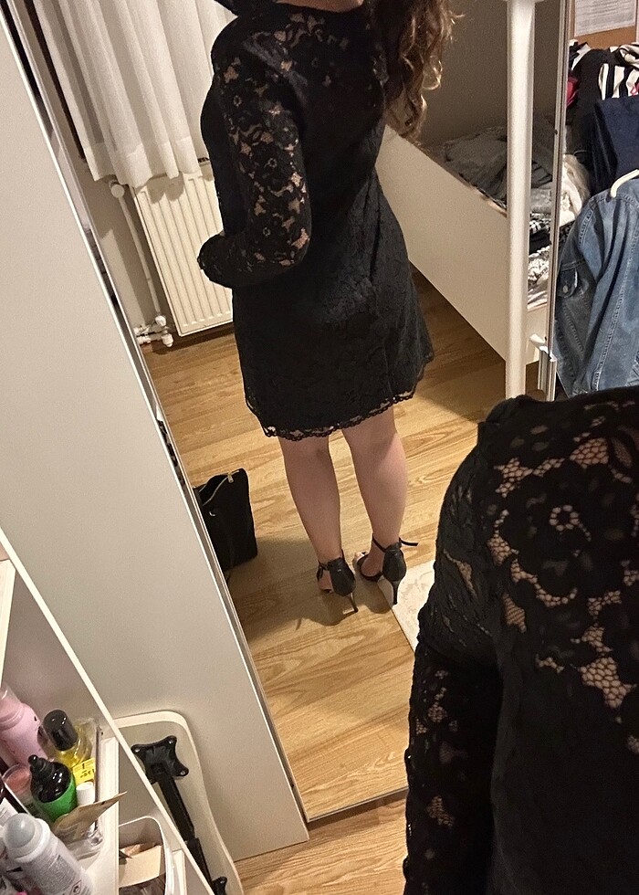 H&M dantel elbise 36-38 uyumludur - Görsel 4