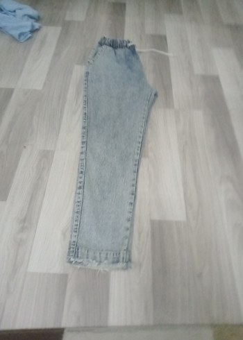 s Beden Gri Kadın Salaş Midi Boy Jean fulla moda